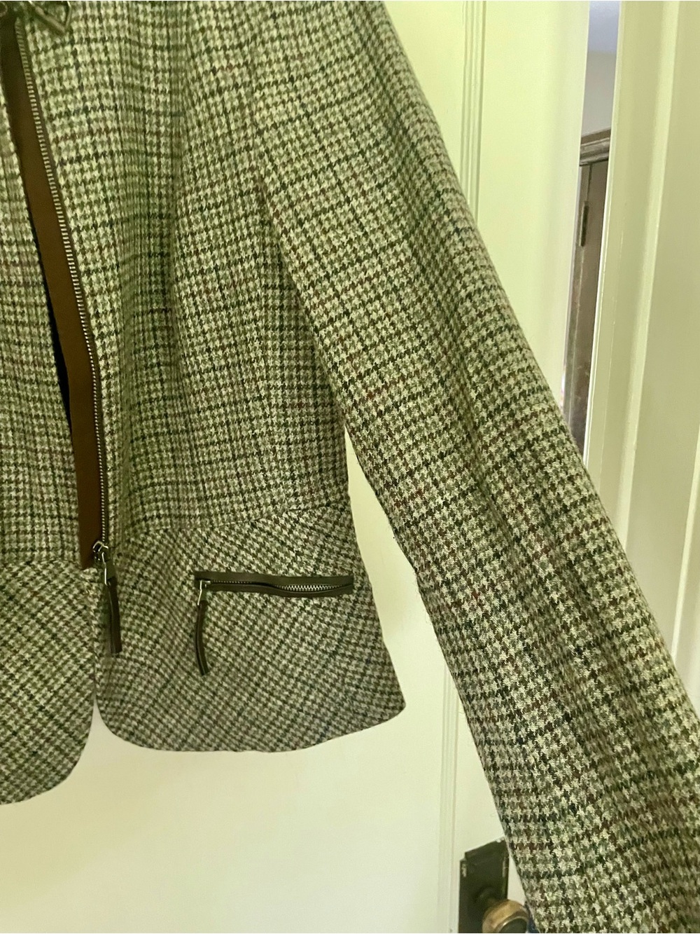 Talbots Plaid Wool-Blend Jacket - Picture 8 of 13
